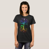 Moon Tree of Life Phase Om Chakra Gift T-shirt (Voorkant volledig)