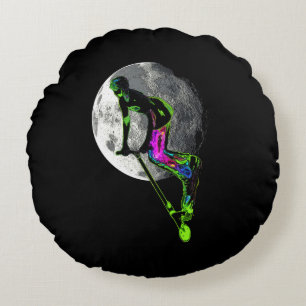 Moon Tripping - Scooter Boy Artwork Rond Kussen