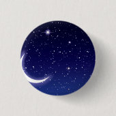 Moon & Twinkelen Ronde Button 3,2 Cm (Voorkant)