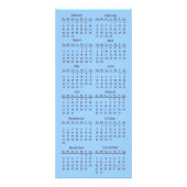 Moon uit Space 2012 Calendar Business Rack Kaart (Achterkant)