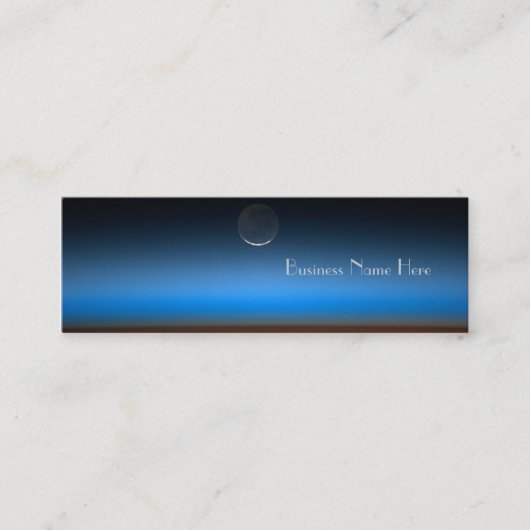 Moon uit Visitekaartjes voor ruimtelijk Bladwijzer (Voorkant)