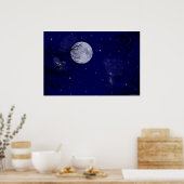 Moon Uitzicht Poster (Keuken)