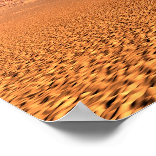 Moon Uitzicht van Planet Newerades Poster (Hoek)