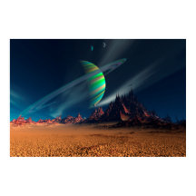 Moon Uitzicht van Planet Newerades