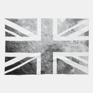 Moon Union Jack British (UK) Flag Theedoek
