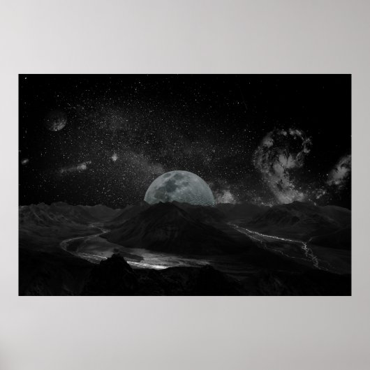 moon universe poster (Voorkant)