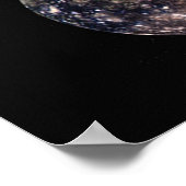 Moon van het zonnestelsel poster (Hoek)