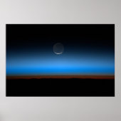 Moon van ruimtevaartPoster Poster (Voorkant)