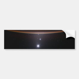 Moon, Venus, Jupiter & Earth (ISS) (NASA) (Space) Bumpersticker