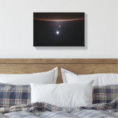 Moon, Venus, Jupiter & Earth (ISS) (NASA) (Space) Canvas Afdruk (Insitu (Slaapkamer))