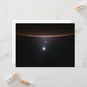 Moon, Venus, Jupiter & Earth (ISS) (NASA) (Space) Kaart (Voorkant / Achterkant in situ)