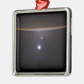 Moon, Venus, Jupiter & Earth (ISS) (NASA) (Space) Metalen Ornament (Links)