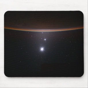 Moon, Venus, Jupiter & Earth (ISS) (NASA) (Space) Muismat