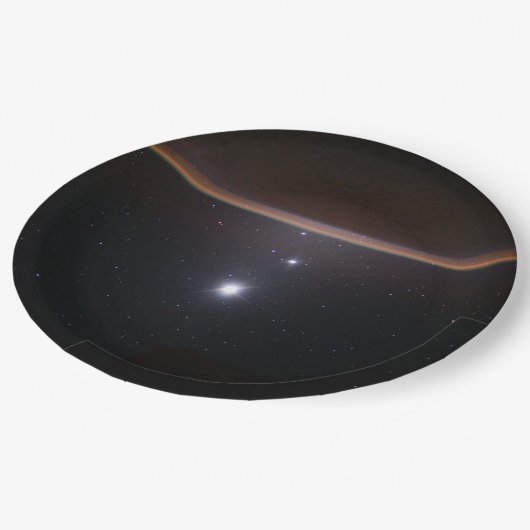 Moon, Venus, Jupiter & Earth (ISS) (NASA) (Space) Papieren Bordje (Gekanteld)