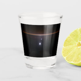 Moon, Venus, Jupiter & Earth (ISS) (NASA) (Space) Shot Glas