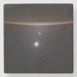 Moon, Venus, Jupiter & Earth (ISS) (NASA) (Space) Stenen Onderzetter