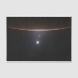 Moon, Venus, Jupiter & Earth (ISS) (NASA) (Space) Tissuepapier