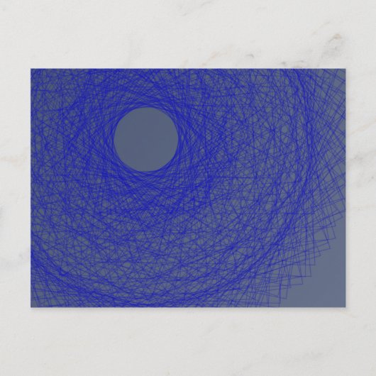 Moon vergeet alsjeblieft niet naar beneden te herf briefkaart (Voorkant)