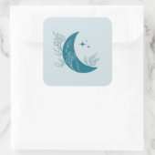 Moon Vierkante Sticker (Tas)