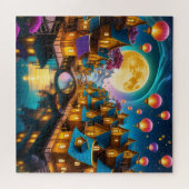 Moon Village Legpuzzel (Horizontaal)