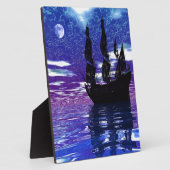 Moon Voyager Plaque Fotoplaat (Zijkant)