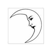 Moon vrouwen rubberstempel (Afrduk)