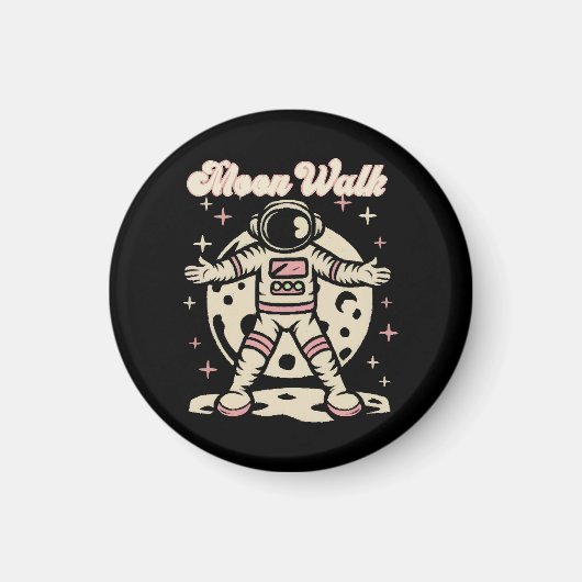 Moon Walk Astronout Magneet (Voorkant)