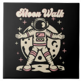 Moon Walk Astronout Tegeltje (Voorkant)