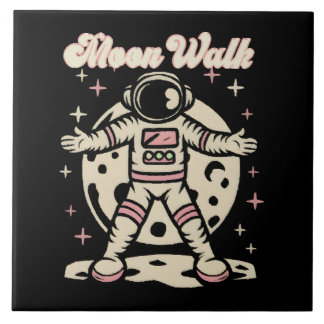 Moon Walk Astronout Tegeltje