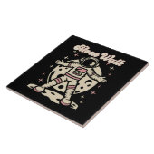 Moon Walk Astronout Tegeltje (Zijkant)