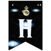 Moon Walk HAPPY BIRTHDAY Vlaggetjes (Tweede vlag)