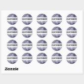 Moon Walk Ronde Sticker (Vel)