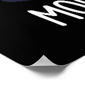 Moon Walking Funny Dance Pun Dark BG Poster (Hoek)