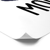 Moon Walking Funny Dance Pun Poster (Hoek)