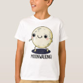 Moon Walking Funny Dance Pun T-shirt (Voorkant)