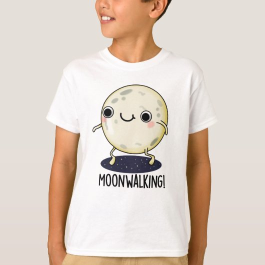 Moon Walking Funny Dance Pun T-shirt (Voorkant)