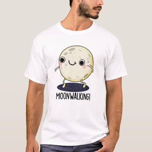 Moon Walking Funny Dance Pun T-shirt (Voorkant)