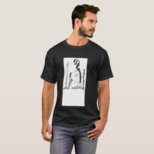 Moon walking t-shirt (Voorkant volledig)