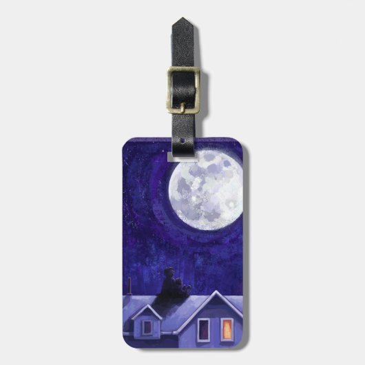 Moon Watch Bagagelabel (Voorkant verticaal)