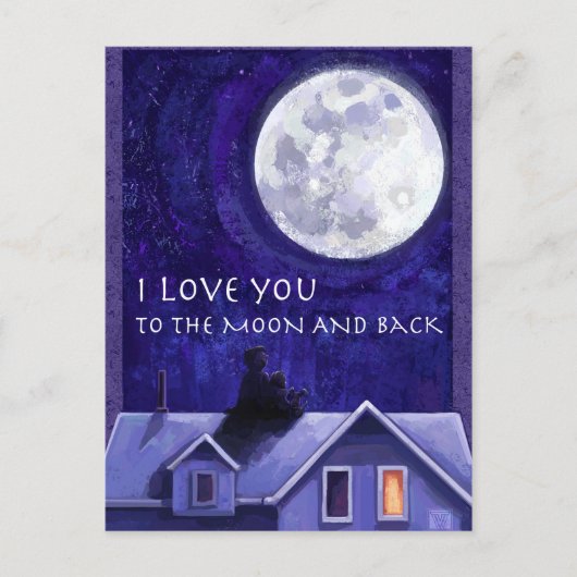 Moon Watch Briefkaart (Voorkant)