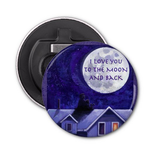 Moon Watch Button Flesopener (Voorkant)