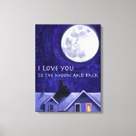Moon Watch Canvas Afdruk