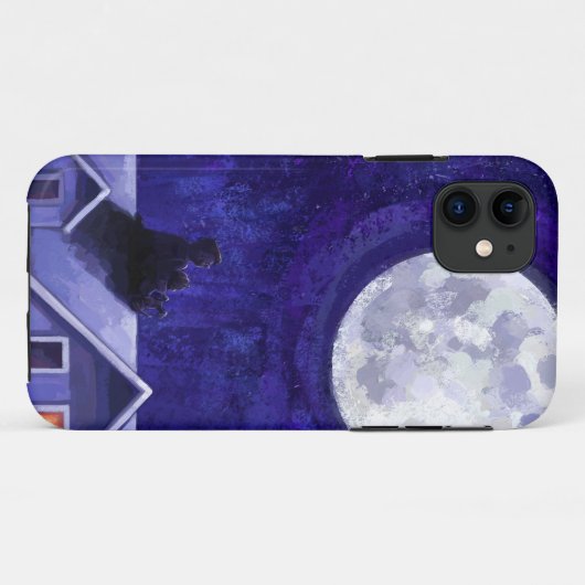 Moon Watch Case-Mate iPhone Case (Achterkant (horizontaal))