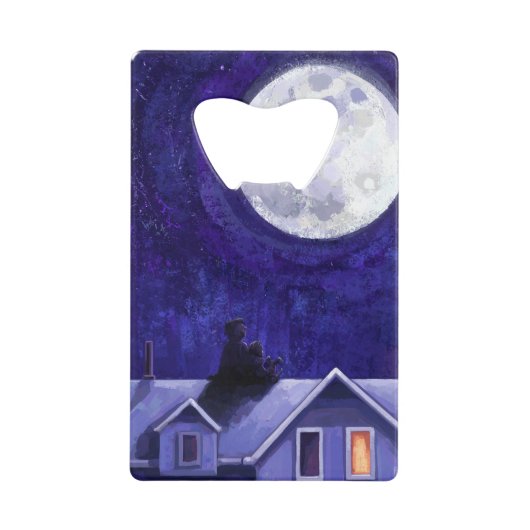 Moon Watch Creditkaart Flessenopener (Voorkant)