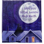 Moon Watch Douchegordijn (Voorkant)