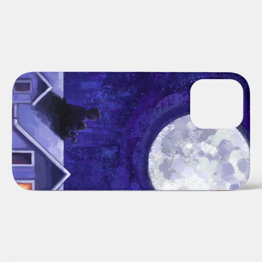 Moon Watch Hoesje-Mate iPhone Case (Achterkant (horizontaal))