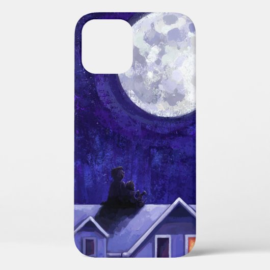 Moon Watch Hoesje-Mate iPhone Case (Achterkant)