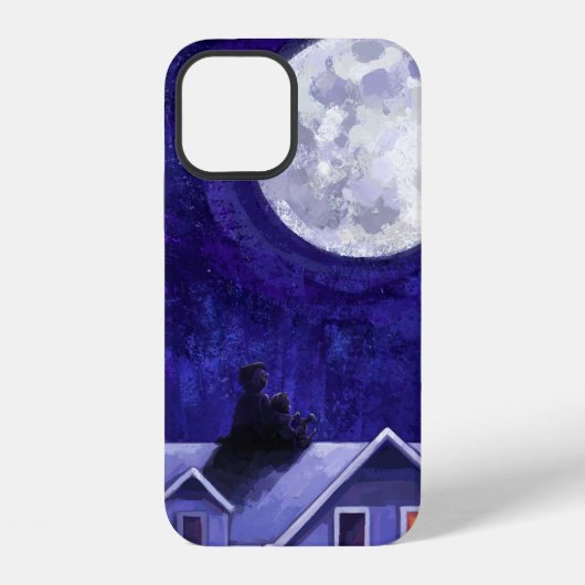 Moon Watch Hoesje-Mate iPhone Case Hoesje (Achterkant)