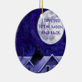 Moon Watch Keramisch Ornament (Rechts)