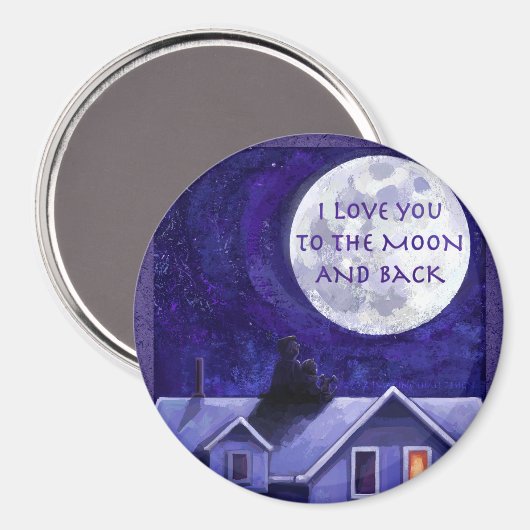 Moon Watch Magneet (Voorkant / Achterkant)